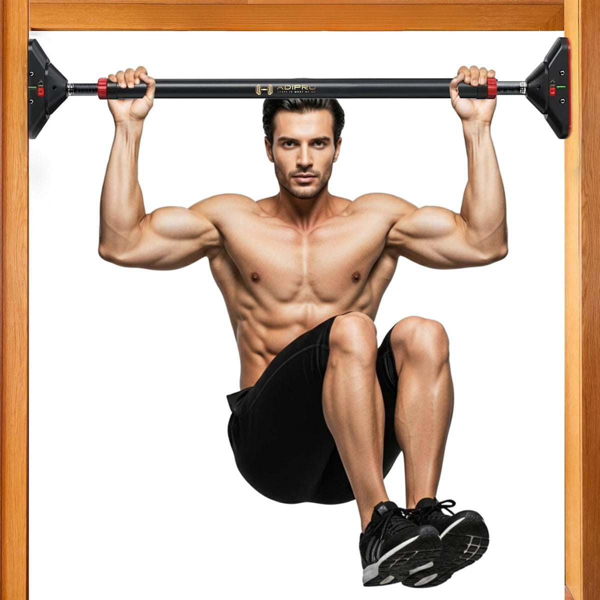 Adipro® Premium Adjustable Home Gym Pull up Bar for Adults